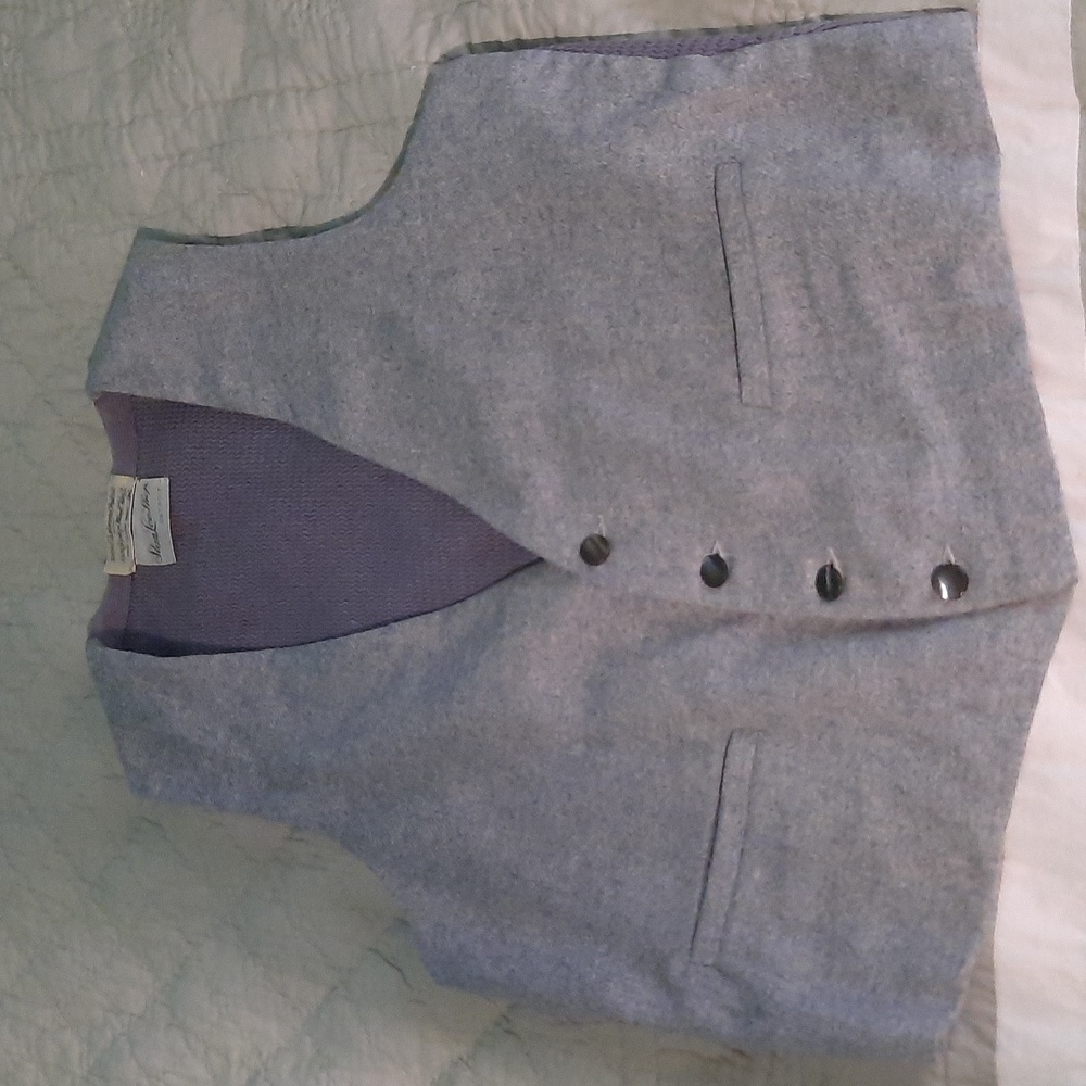 Vintage cashmere/wool knit vest